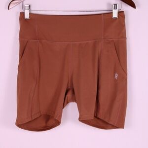 DK Women’s Brown High-Waisted Athletic Shorts - Size M